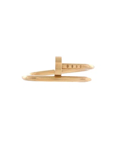 Pre-owned Pre-owned Cartier  Cartier Small Juste Un Clou Ring 18k Gold