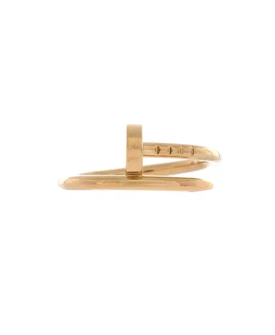 Pre-owned Pre-owned Cartier  Cartier Small Juste Un Clou Ring 18k Gold