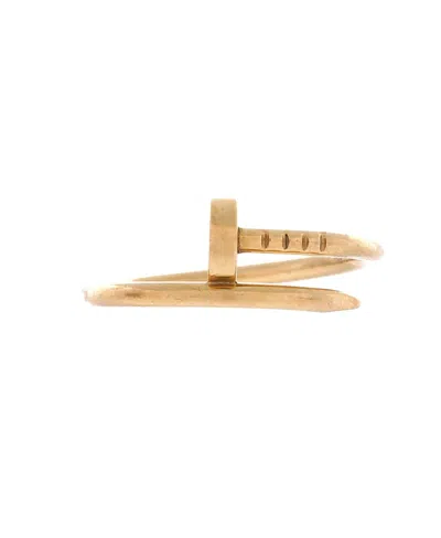 Pre-owned Pre-owned Cartier  Cartier Small Juste Un Clou Ring 18k Gold