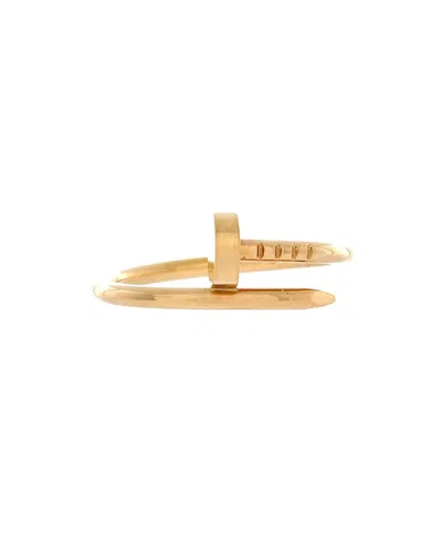 Pre-owned Pre-owned Cartier  Cartier Small Juste Un Clou Ring 18k Gold