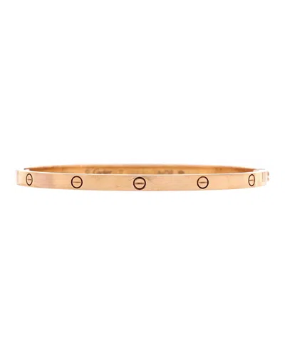 Pre-owned Pre-owned Cartier  Cartier Small Love Bracelet 18k Rose Gold In Pink