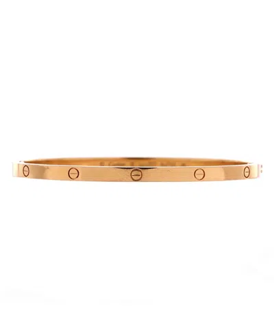 Pre-owned Pre-owned Cartier  Cartier Small Love Bracelet 18k Rose Gold In Pink
