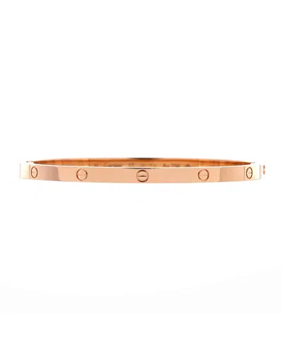 Pre-owned Pre-owned Cartier  Cartier Small Love Bracelet 18k Rose Gold In Pink