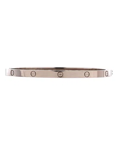 Pre-owned Pre-owned Cartier  Cartier Small Love Bracelet 18k White Gold