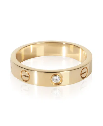 Pre-owned Pre-owned Cartier  Cartier Small Model Love 18k Yellow Gold Ring