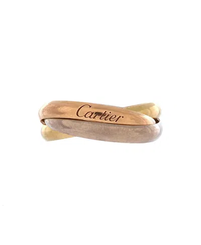 Pre-owned Pre-owned Cartier  Cartier Small Trinity Ring 18k Tricolor Gold