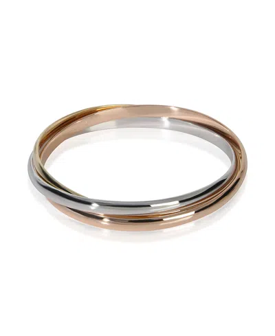 Pre-owned Pre-owned Cartier  Cartier Trinity 18k 3 Tone Gold Bracelet