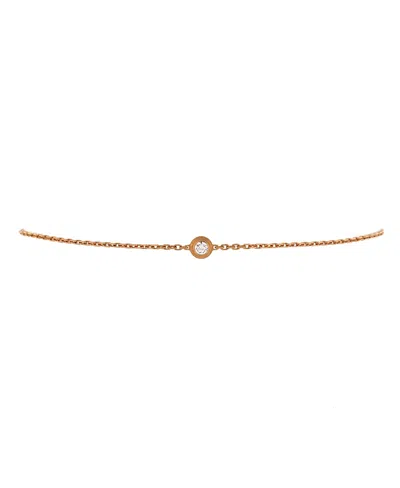 Pre-owned Pre-owned Cartier  Cartier Xs D'amour Bracelet 18k Rose Gold And Diamond In Pink