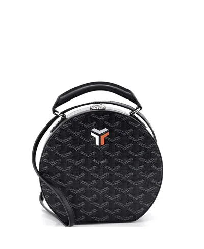 Pre-owned Pre-owned Goyard  Goyard Alto Hatbox Bag Coated Canvas In Black