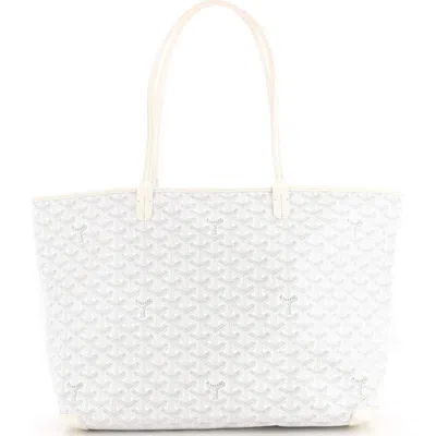 Pre-owned Goyard  Goyard Artois Tote Coated Canvas Mm In Pink