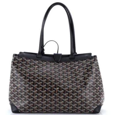 Pre-owned Goyard  Goyard Bellechasse Bag Coated Canvas Pm In Multi