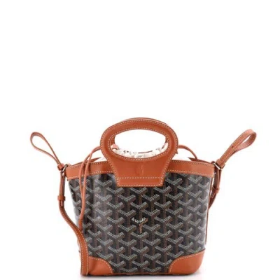 Pre-owned Goyard  Goyard Beluga Bag Coated Canvas Mini In Multi