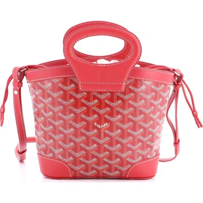 Pre-owned Goyard  Goyard Beluga Bag Coated Canvas Mini In Pattern