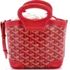 Pre-owned Goyard  Goyard Beluga Bag Coated Canvas Mini In Red