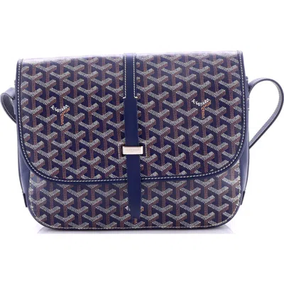 Pre-owned Goyard  Goyard Belvedere Ii Messenger Bag Coated Canvas Mm In Multi