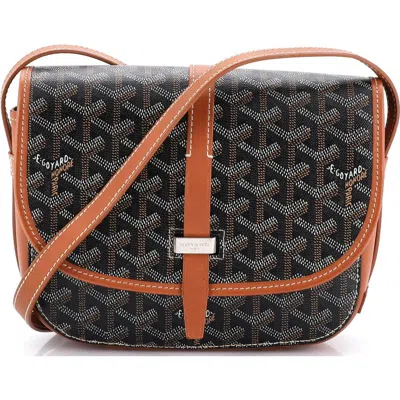 Pre-owned Goyard  Goyard Belvedere Ii Messenger Bag Coated Canvas Pm In Multi