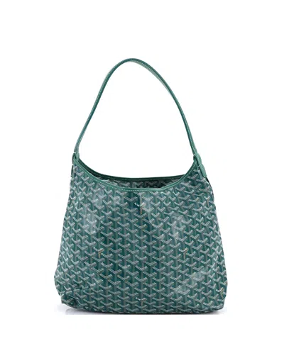 Pre-owned Pre-owned Goyard  Goyard Boheme Hobo Coated Canvas In Green