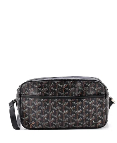 Pre-owned Pre-owned Goyard  Goyard Cap Vert Bag Coated Canvas In Black
