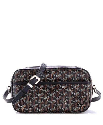 Pre-owned Pre-owned Goyard  Goyard Cap Vert Bag Coated Canvas In Black