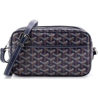 Pre-owned Goyard  Goyard Cap Vert Bag Coated Canvas In Yellow