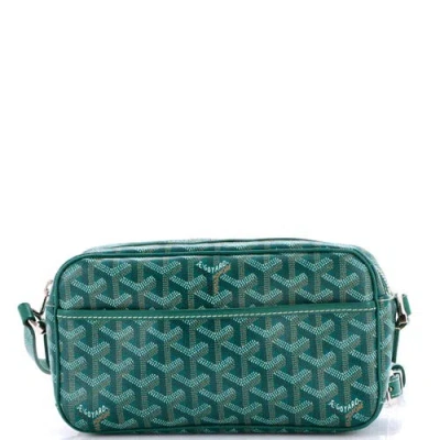 Pre-owned Goyard  Goyard Cap Vert Bag Coated Canvas In Green