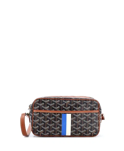 Pre-owned Pre-owned Goyard  Goyard Cap Vert Bag Printed Coated Canvas In Brown