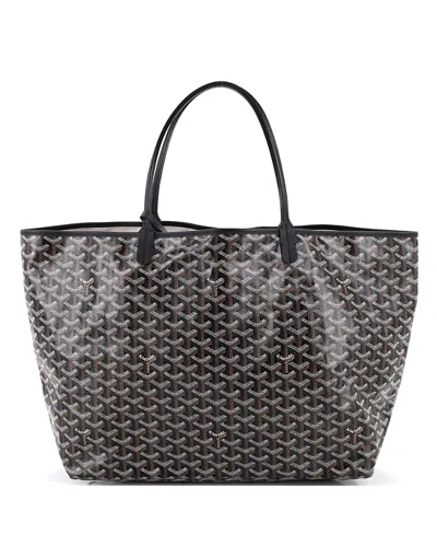 Pre-owned Pre-owned Goyard  Goyard Gm Anjou Reversible Tote Coated Canvas In Black