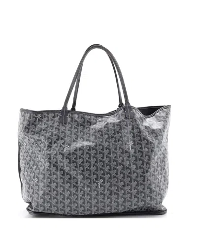 Pre-owned Pre-owned Goyard  Goyard Gm Anjou Reversible Tote Coated Canvas In Gray