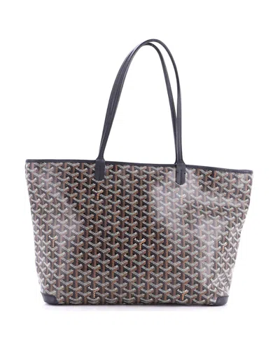 Pre-owned Pre-owned Goyard  Goyard Gm Artois Tote Coated Canvas In Black