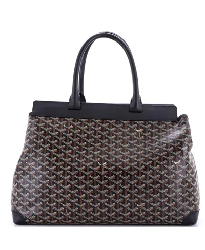 Pre-owned Pre-owned Goyard  Goyard Gm Bellechasse Bag Coated Canvas In Black