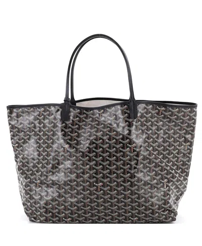Pre-owned Pre-owned Goyard  Goyard Gm Saint Louis Tote Coated Canvas In Black