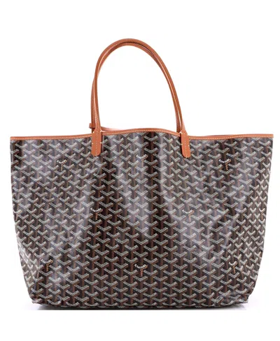 Pre-owned Pre-owned Goyard  Goyard Gm Saint Louis Tote Coated Canvas In Black