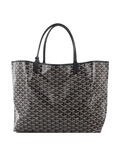 Pre-owned Pre-owned Goyard  Goyard Gm Saint Louis Tote Coated Canvas In Black