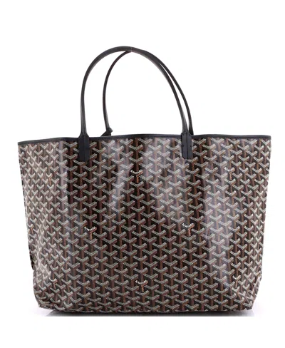 Pre-owned Pre-owned Goyard  Goyard Gm Saint Louis Tote Coated Canvas In Black