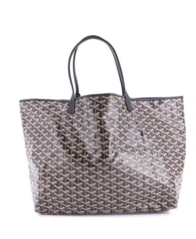 Pre-owned Pre-owned Goyard  Goyard Gm Saint Louis Tote Coated Canvas In Black