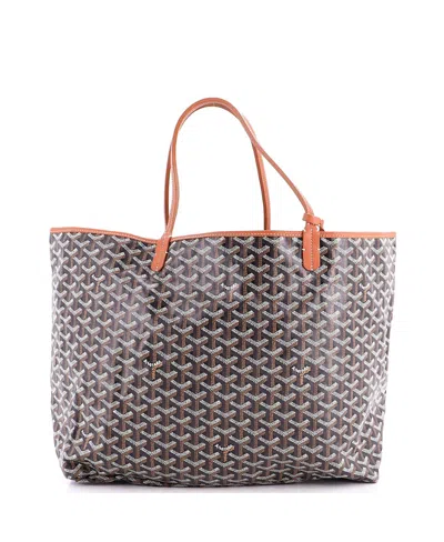 Pre-owned Pre-owned Goyard  Goyard Gm Saint Louis Tote Coated Canvas In Black
