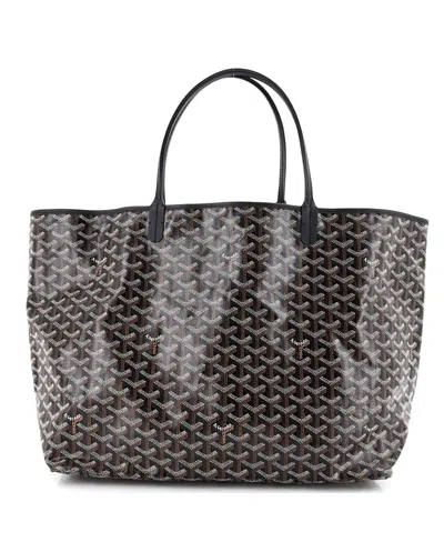 Pre-owned Pre-owned Goyard  Goyard Gm Saint Louis Tote Coated Canvas In Black
