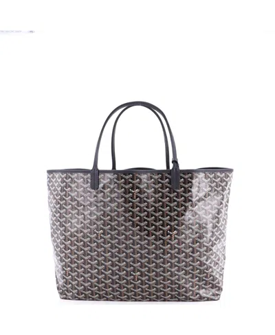 Pre-owned Pre-owned Goyard  Goyard Gm Saint Louis Tote Coated Canvas In Black