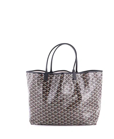 Pre-owned Pre-owned Goyard  Goyard Gm Saint Louis Tote Coated Canvas In Black