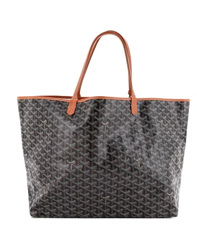 Pre-owned Pre-owned Goyard  Goyard Gm Saint Louis Tote Coated Canvas In Black