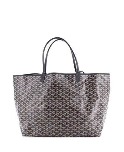 Pre-owned Pre-owned Goyard  Goyard Gm Saint Louis Tote Coated Canvas In Black