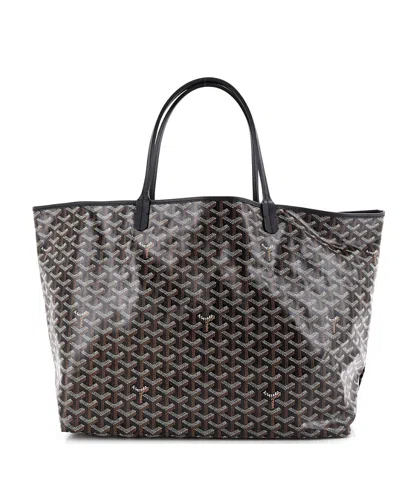 Pre-owned Pre-owned Goyard  Goyard Gm Saint Louis Tote Coated Canvas In Black