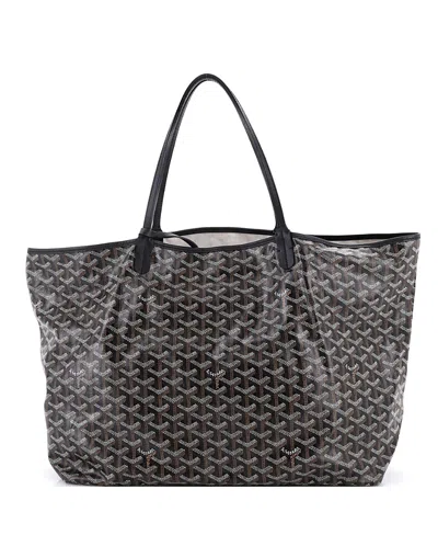 Pre-owned Pre-owned Goyard  Goyard Gm Saint Louis Tote Coated Canvas In Black