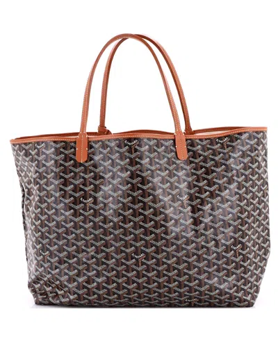 Pre-owned Pre-owned Goyard  Goyard Gm Saint Louis Tote Coated Canvas In Brown