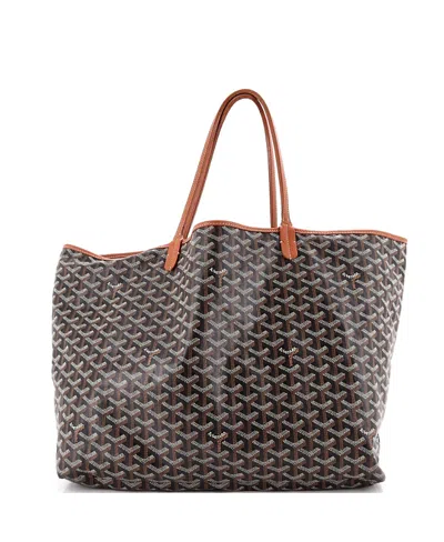 Pre-owned Pre-owned Goyard  Goyard Gm Saint Louis Tote Coated Canvas In Brown