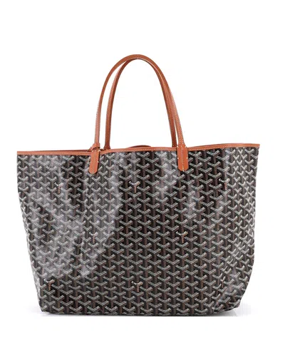 Pre-owned Pre-owned Goyard  Goyard Gm Saint Louis Tote Coated Canvas In Brown
