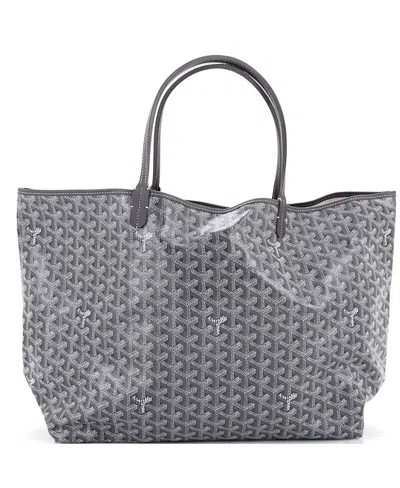 Pre-owned Pre-owned Goyard  Goyard Gm Saint Louis Tote Coated Canvas In Gray