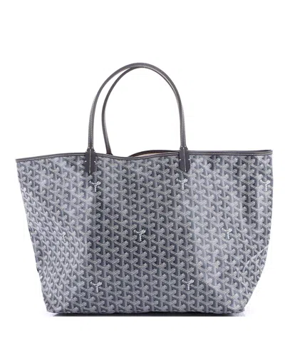 Pre-owned Pre-owned Goyard  Goyard Gm Saint Louis Tote Coated Canvas In Gray