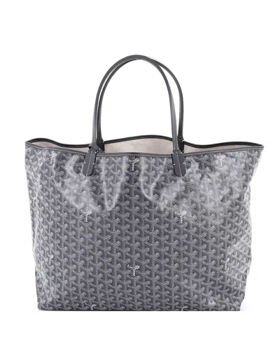 Pre-owned Pre-owned Goyard  Goyard Gm Saint Louis Tote Coated Canvas In Gray