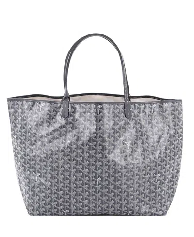 Pre-owned Pre-owned Goyard  Goyard Gm Saint Louis Tote Coated Canvas In Gray